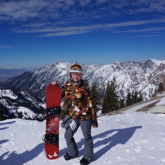 Watercolor Burton jacket - Picture 1 of 5